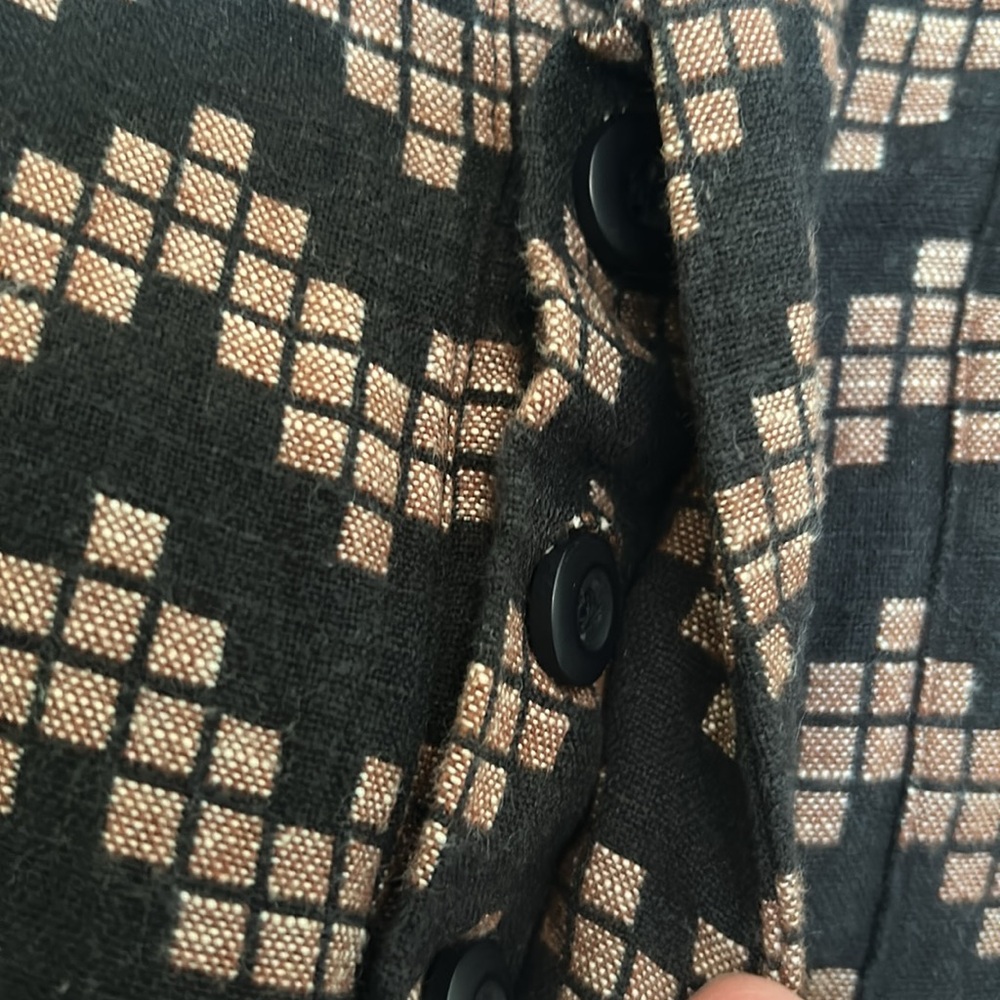 Ace & Jig Signal Pant in black herringbone - Picture 7 of 12